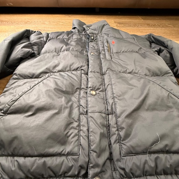 Polo Ralph Lauren Boys Puffer Jacket Navy 12-14 Down Fill FAIR CONDITION - Picture 2 of 16